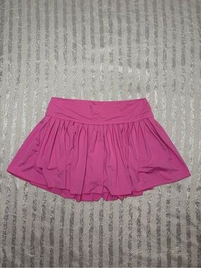 Women’s Pink Mini Tennis Skirt - Casual Flared Skirt size Large